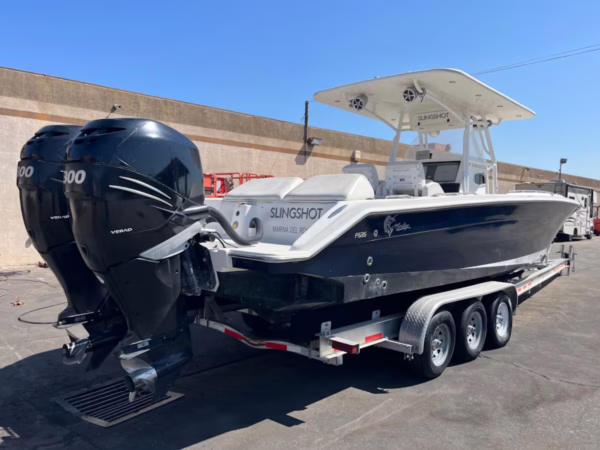 2008 Jefferson Yachts FS35 Sports Boat Twin Mercury Verado 2021 Trailer — photo 55