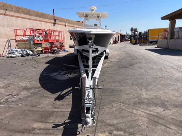 2008 Jefferson Yachts FS35 Sports Boat Twin Mercury Verado 2021 Trailer — photo 6